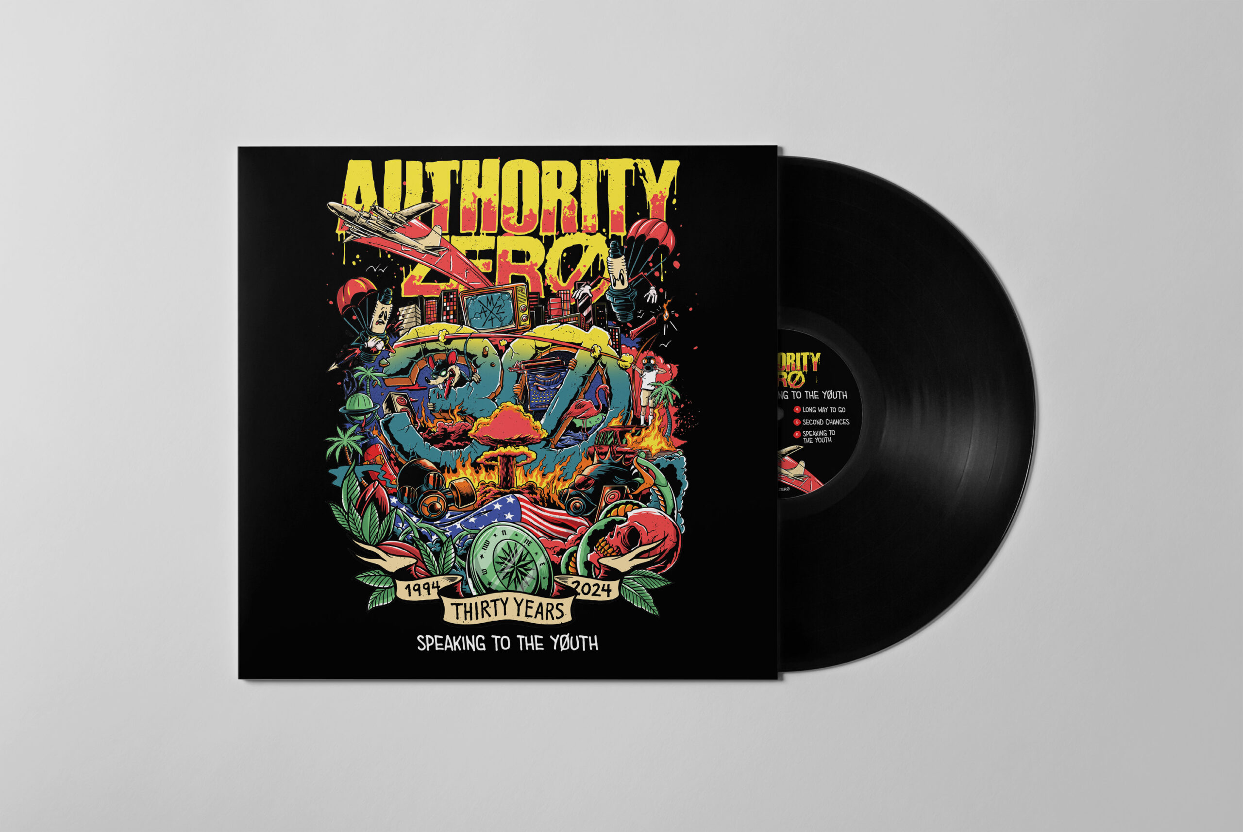 Authority Zero Album Layout – Cover / Record