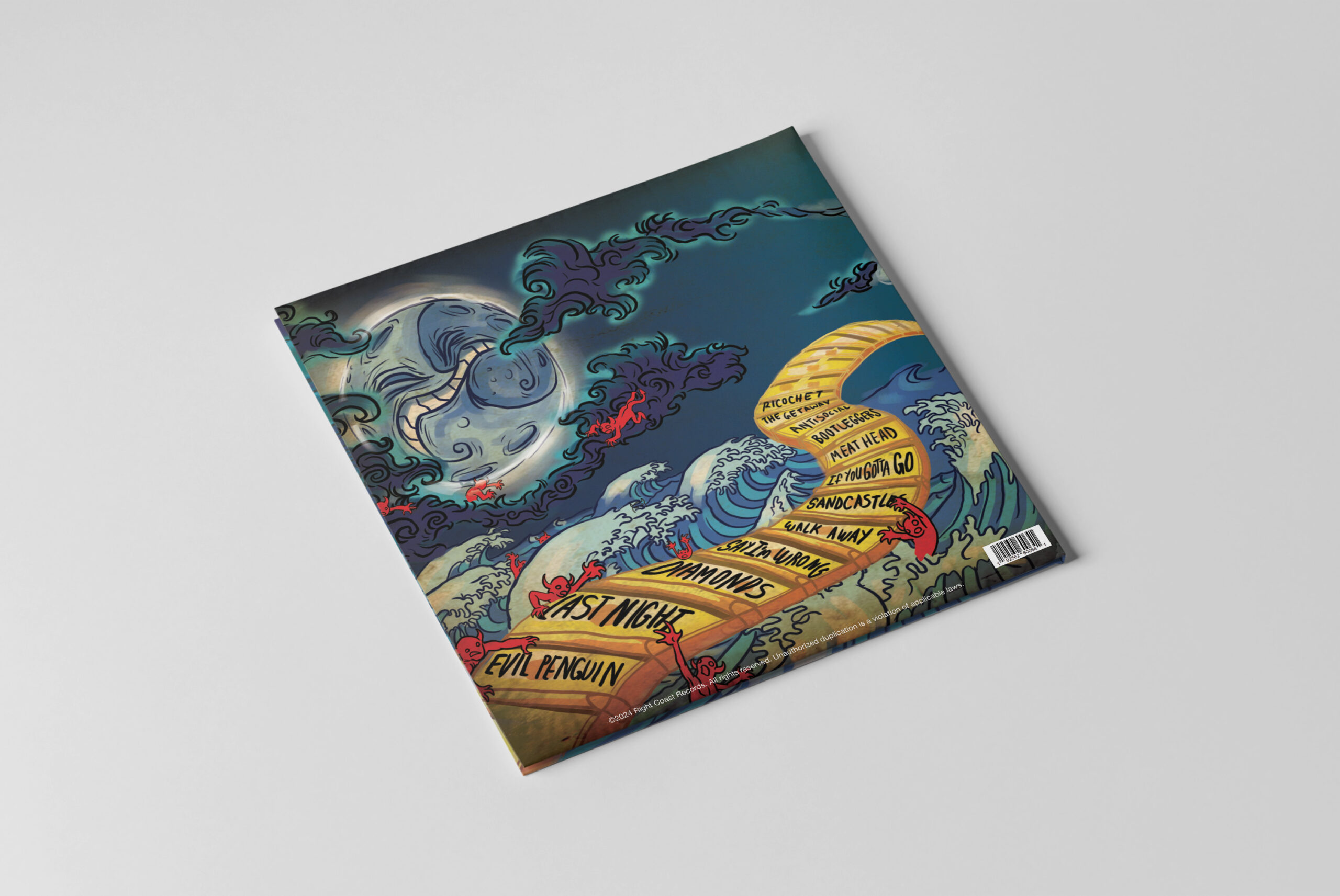 Ballyhoo Daydreams Album Layout – Back