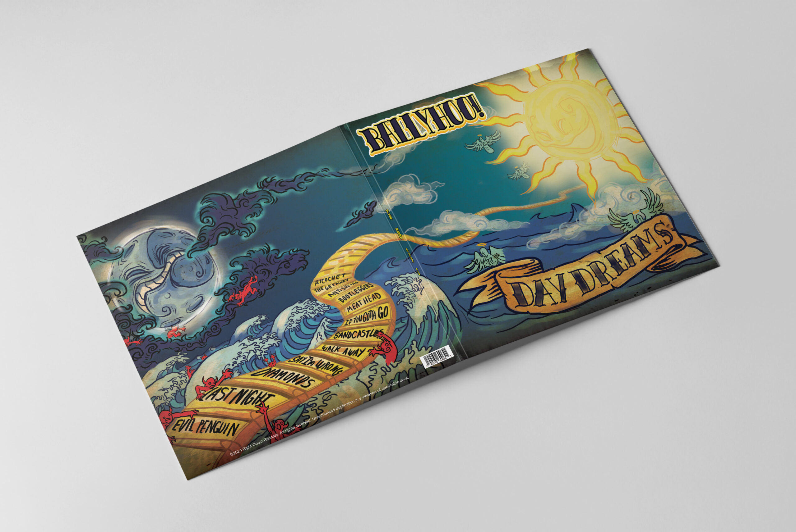 Ballyhoo Daydreams Album Layout – Cover Jacket