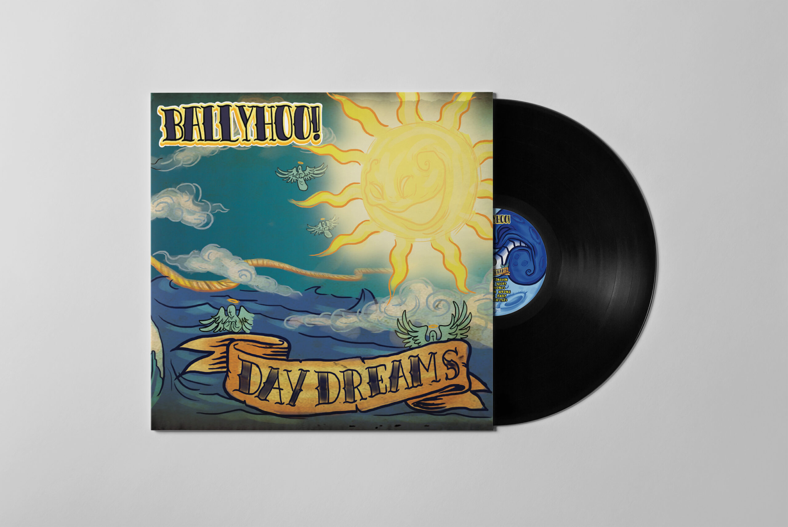 Ballyhoo Daydreams Album Layout – Cover / Record