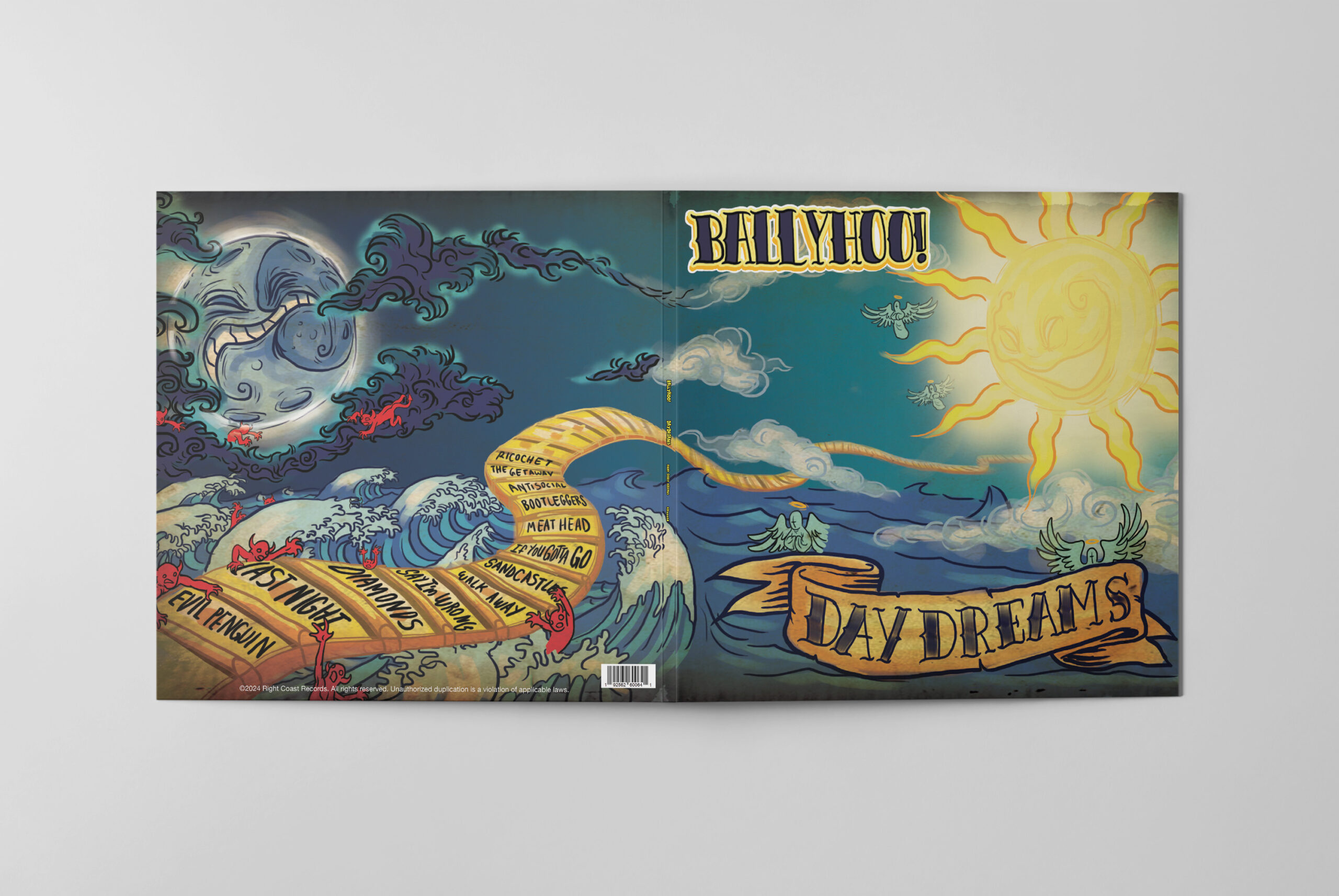 Ballyhoo Daydreams Album Layout – Cover Jacket