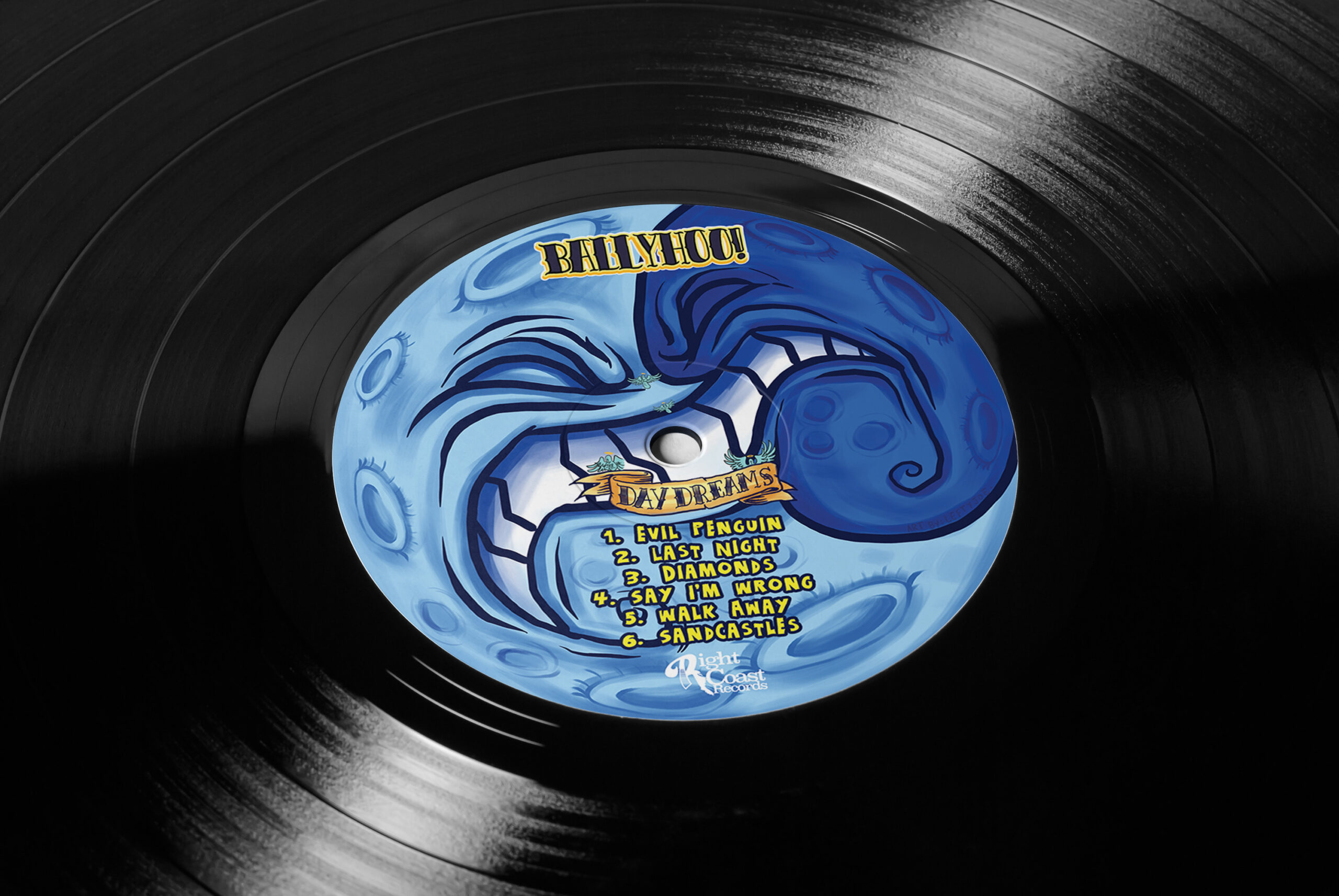 Ballyhoo Daydreams Album Layout – Label