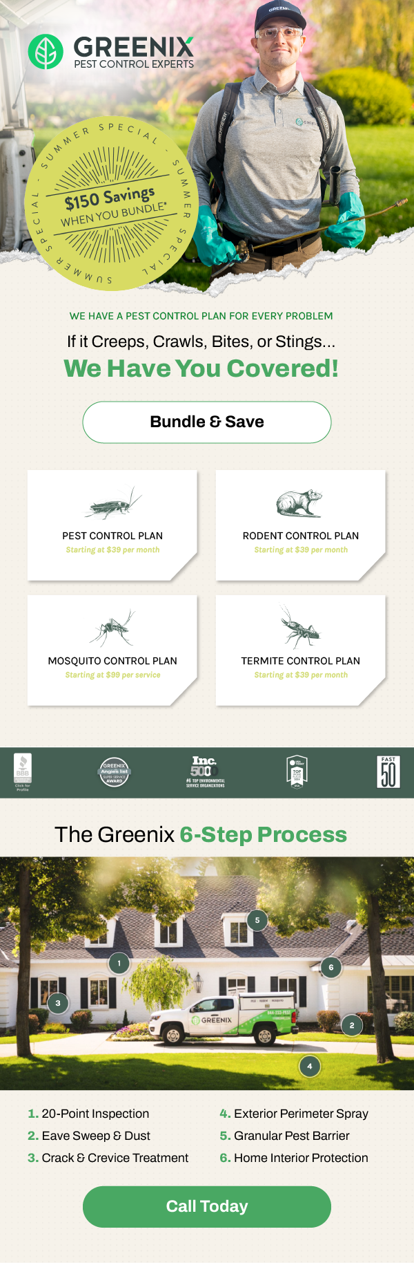 Greenix Seasonal Campaign Email