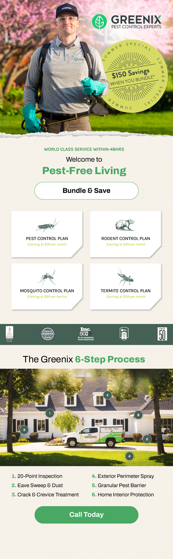 Greenix Service Alert Email