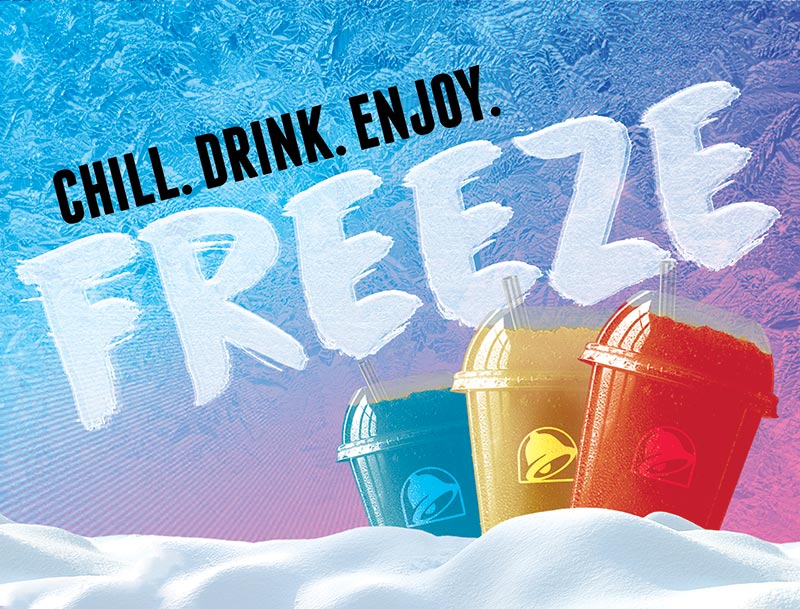 Taco Bell Frozen Beverage Display