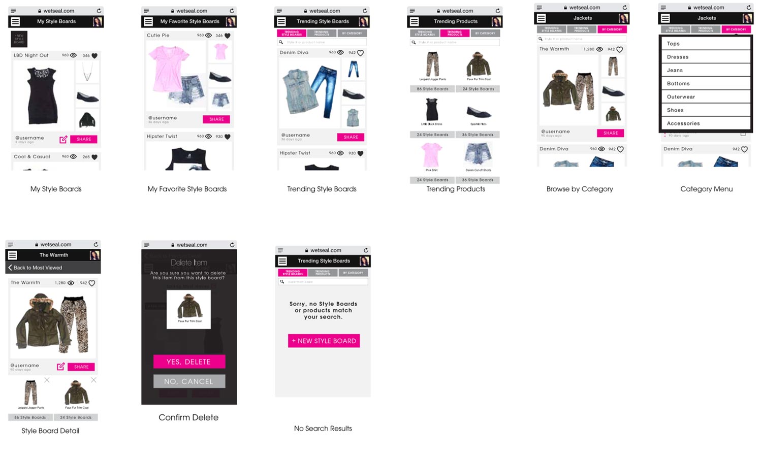 App Styleboards