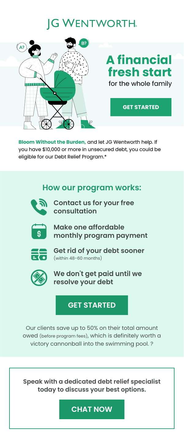 JG Wentworth Direct Email