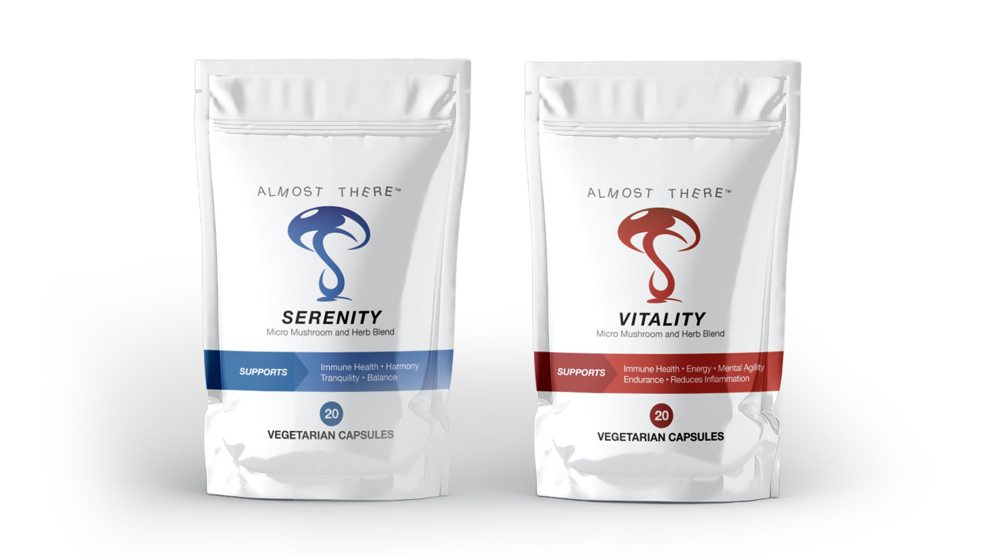 Almost There Capsules Packaging Design