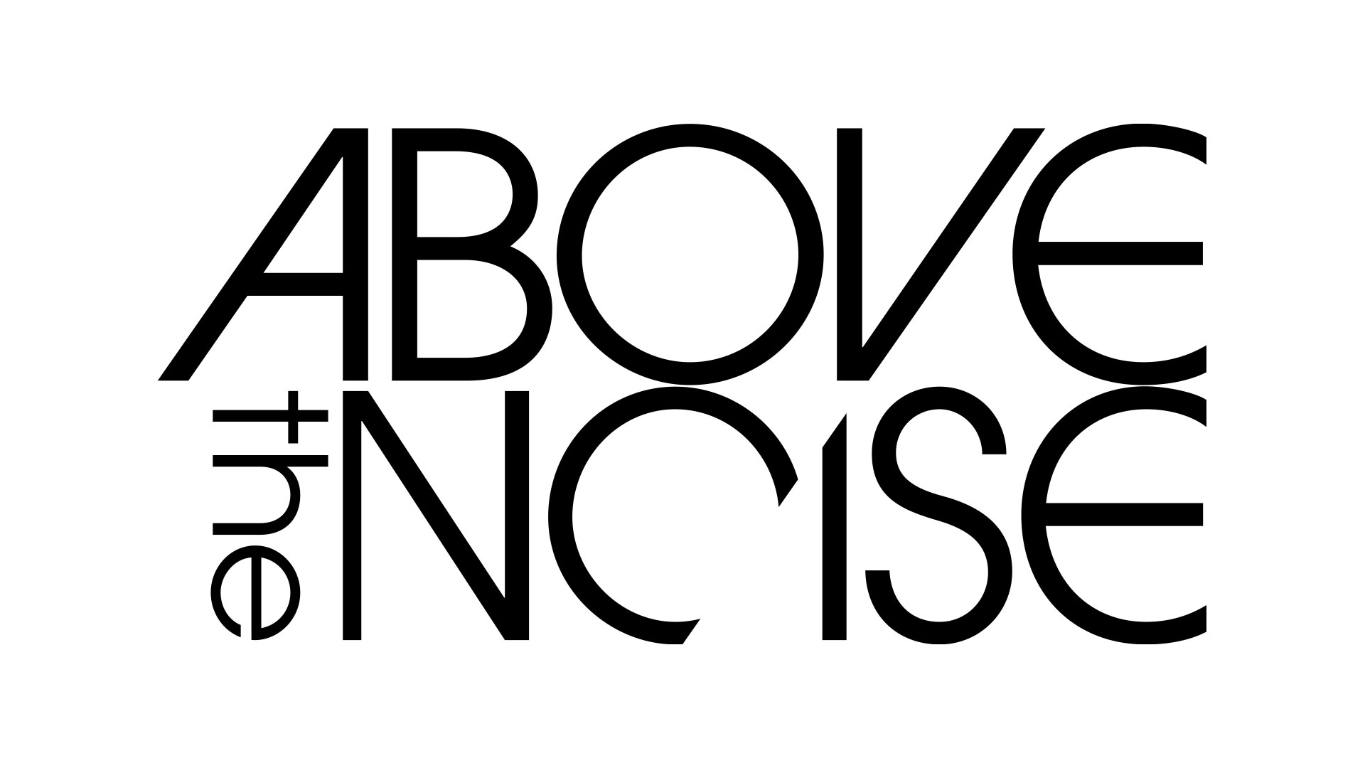 Above the Noise Typography Logo