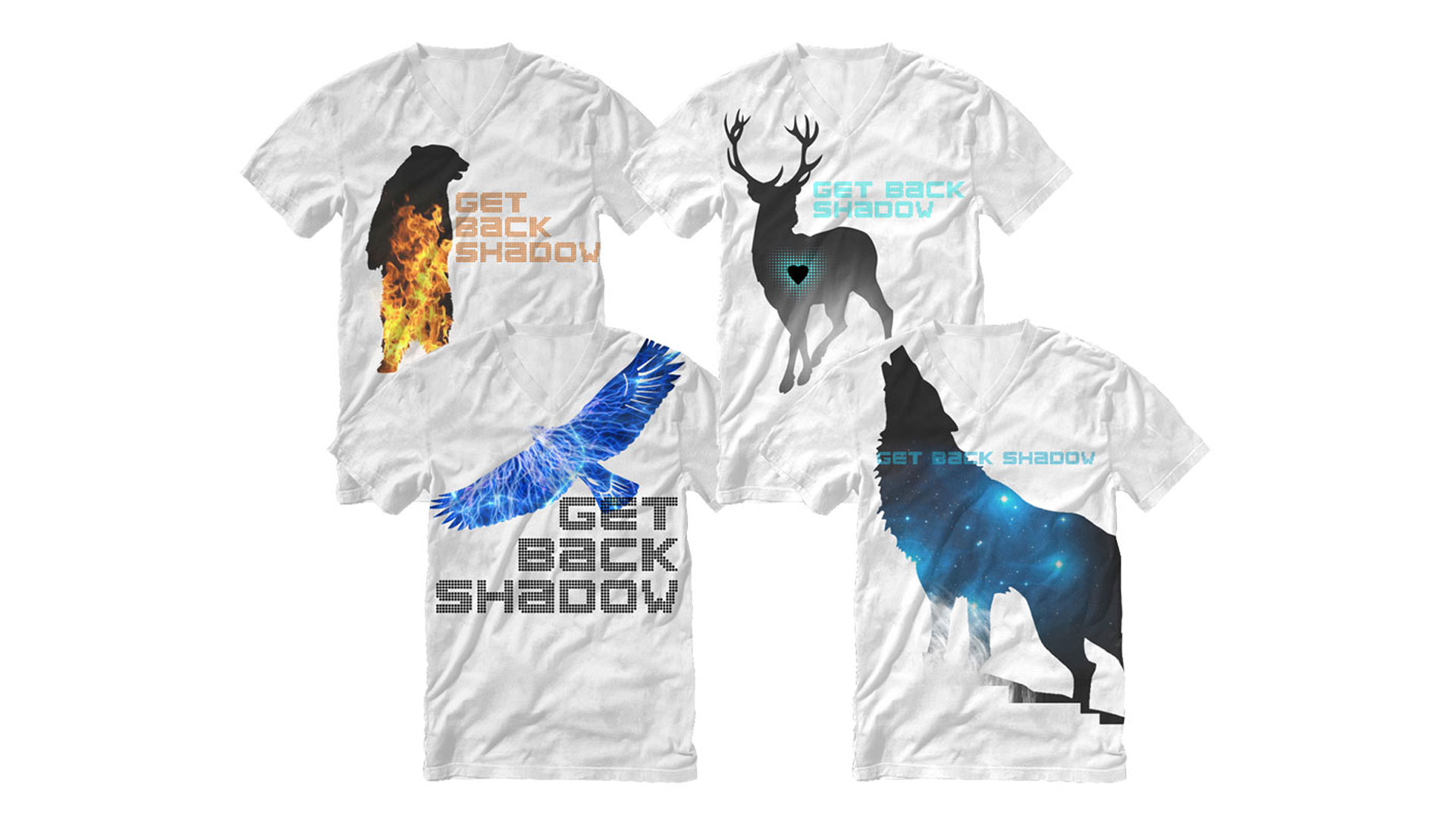 Get Back Shadow T-Shirt Design