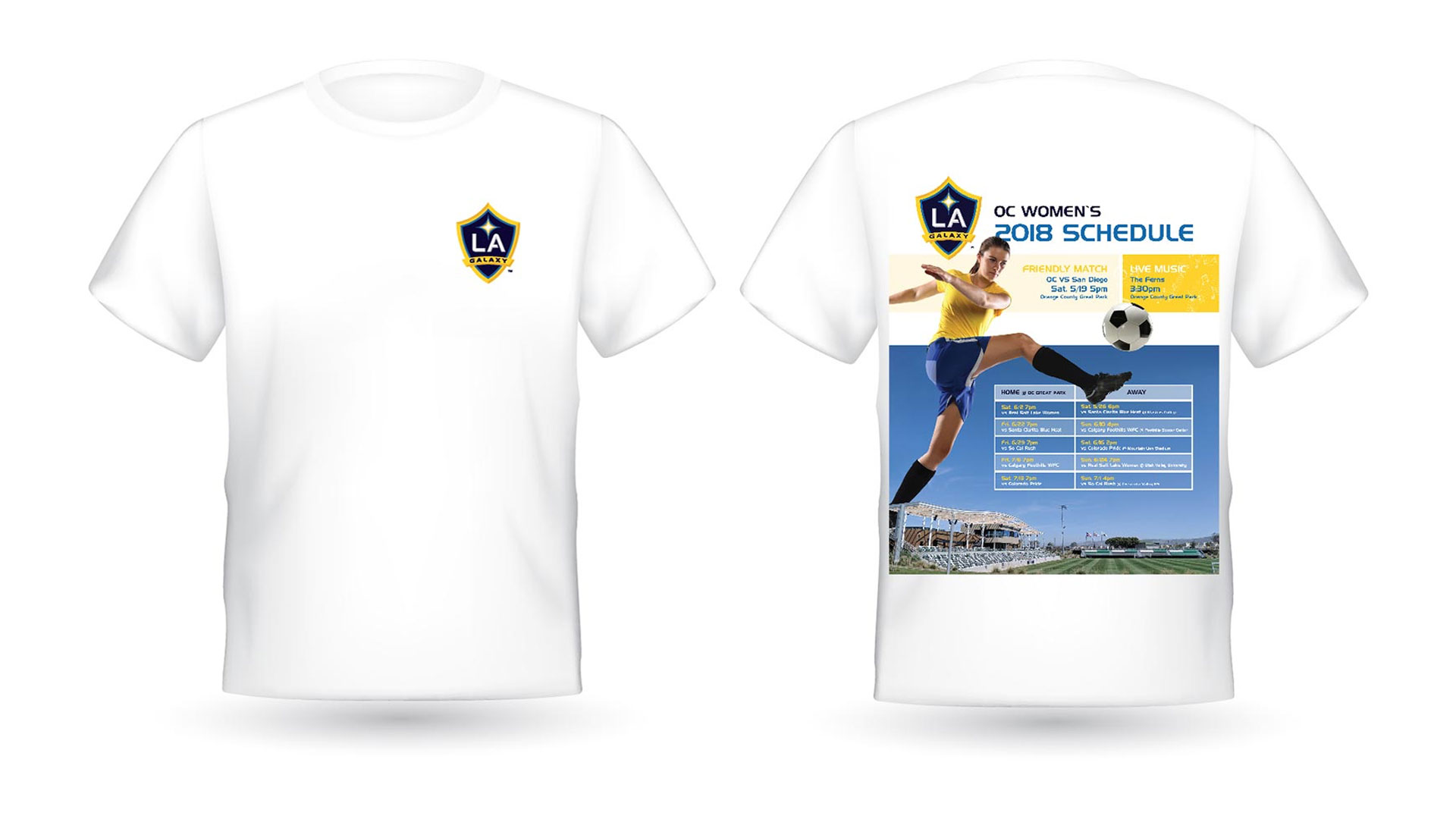 LA Galaxy Women’s Soccer T-Shirt