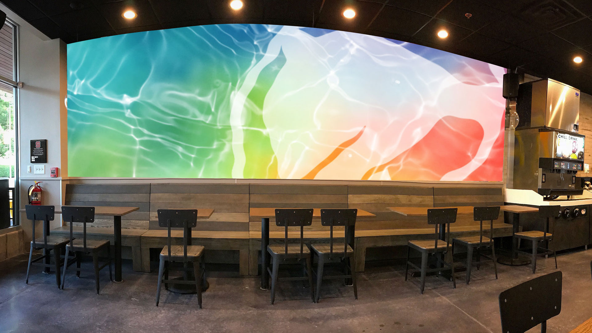 In-store Mural