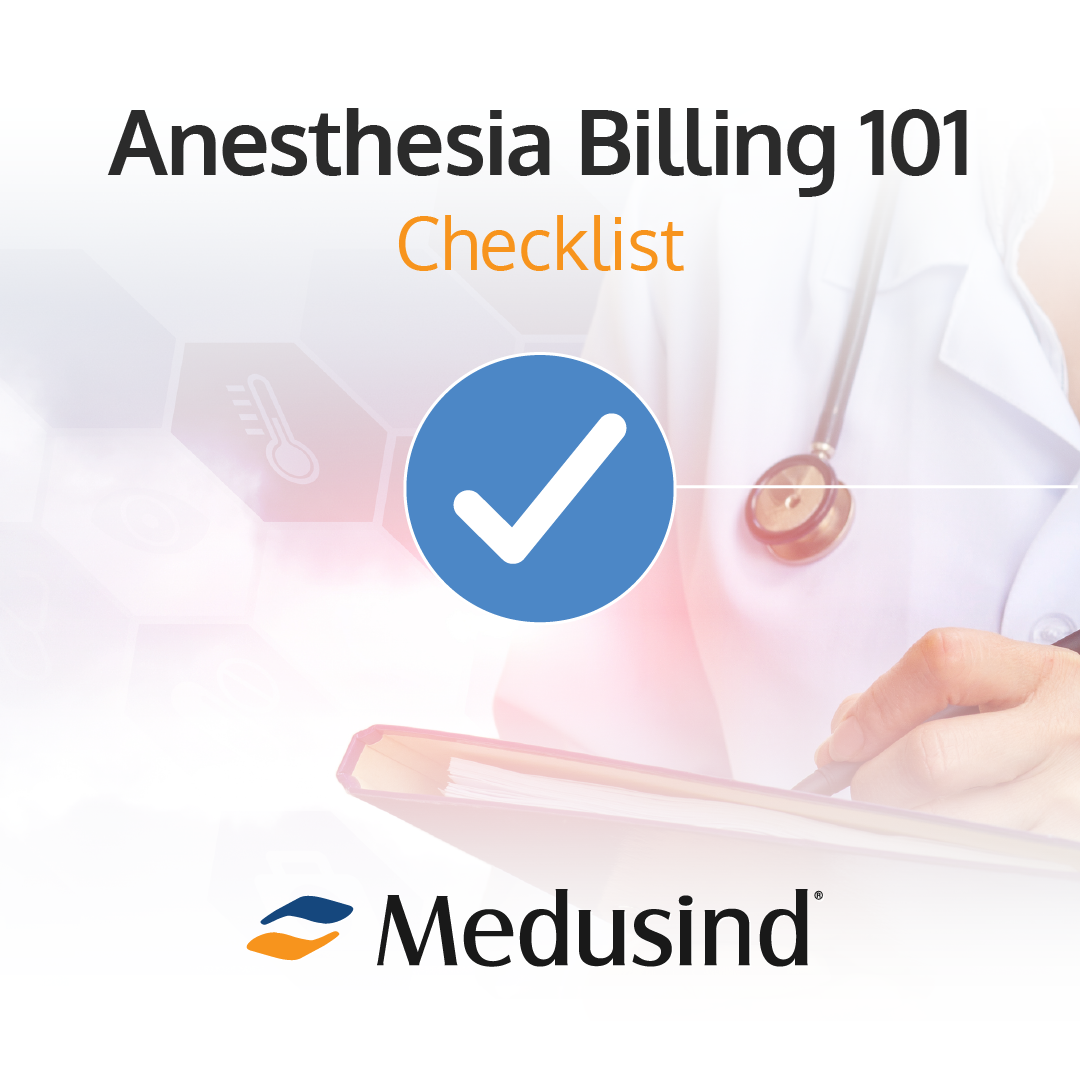 Medusind Anesthesia Billing Checklist Slide 1
