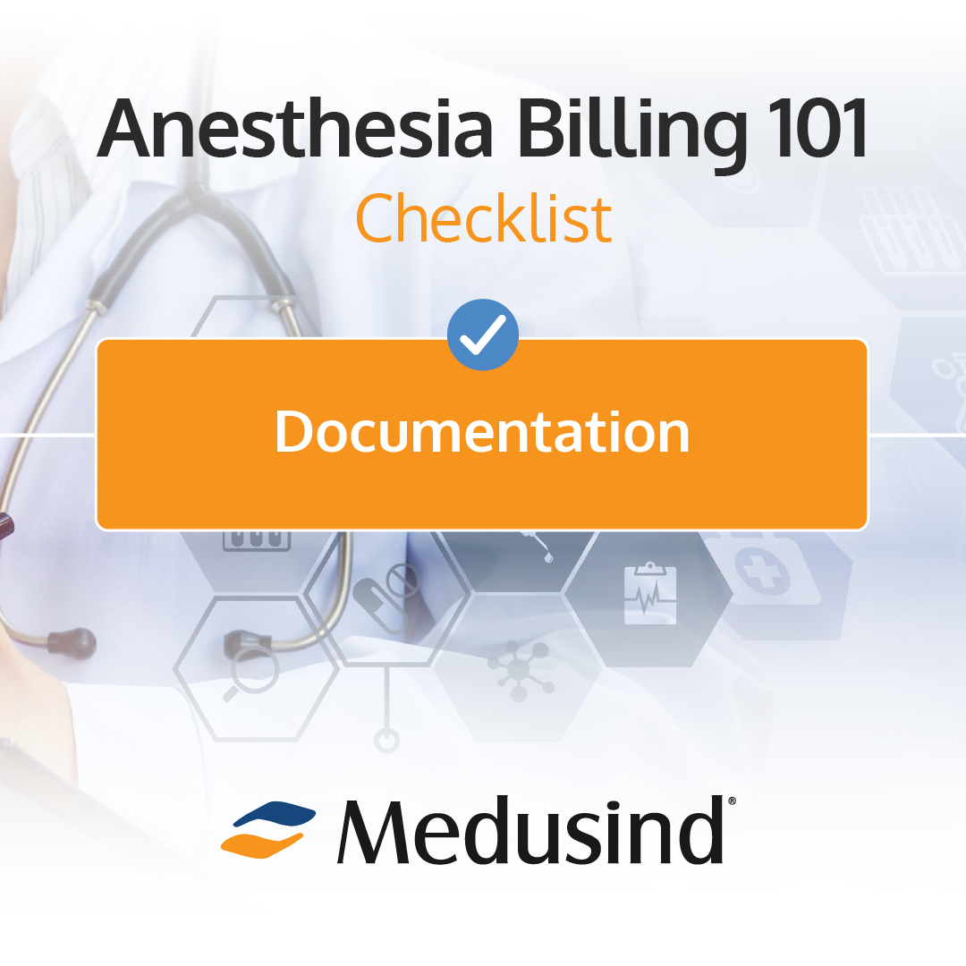 Medusind Anesthesia Billing Checklist Slide 3