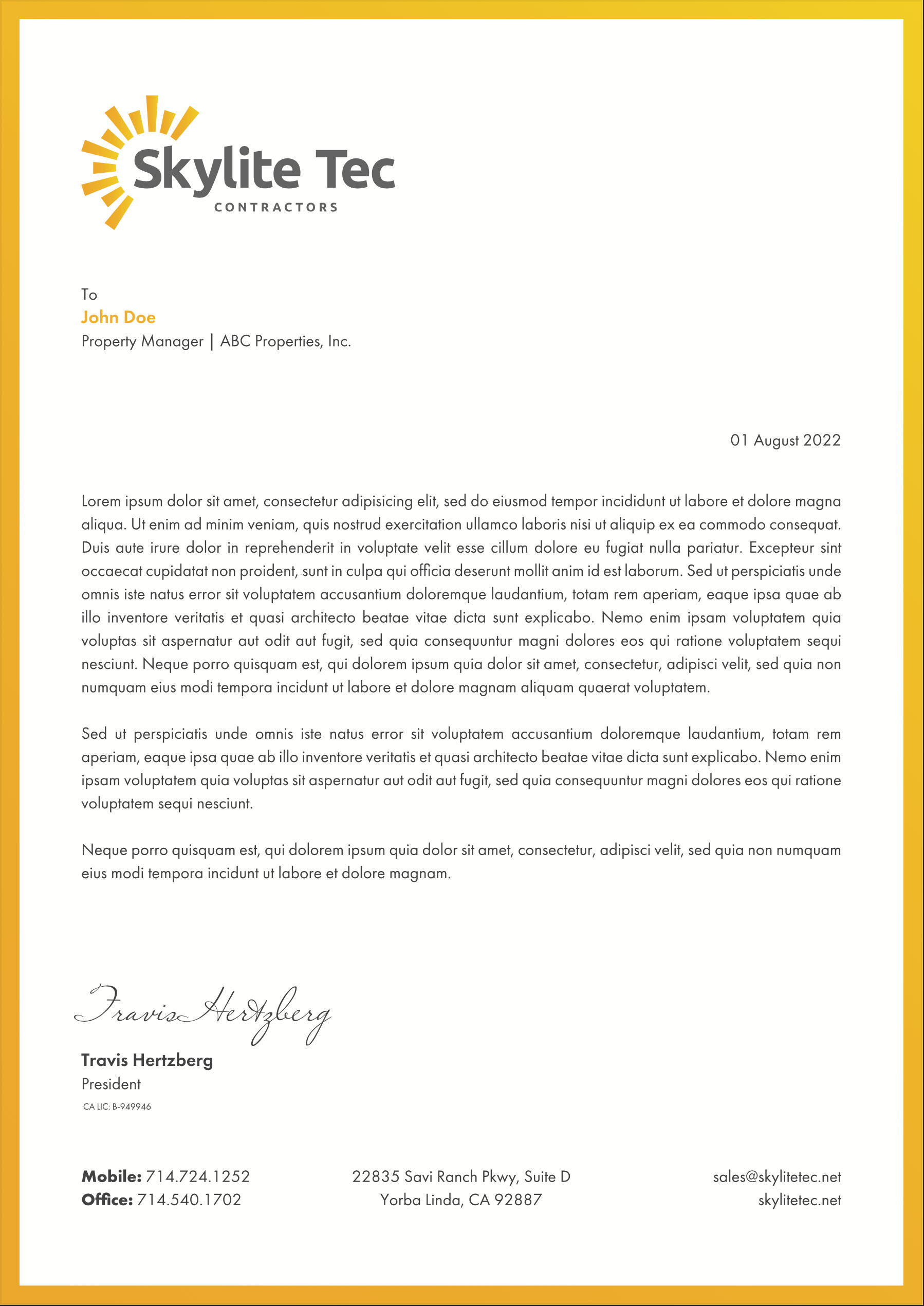 Letterhead