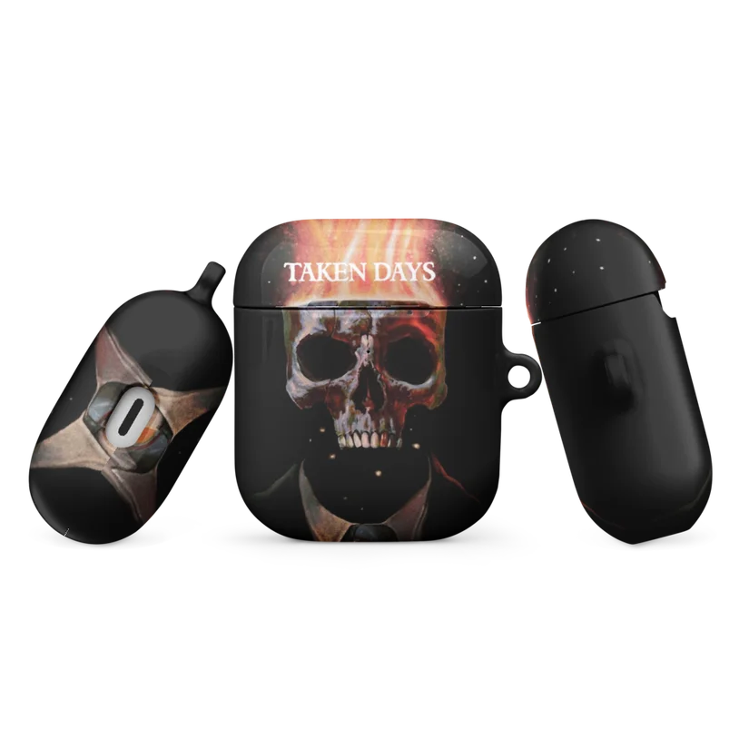 Taken Days – Skull Flames AirPods Case