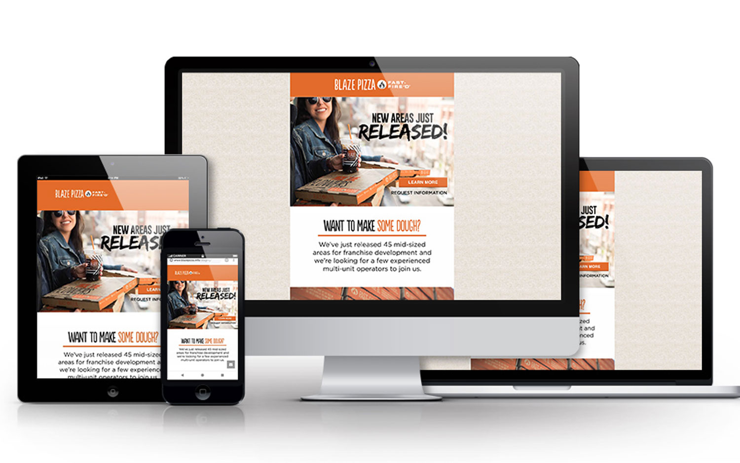 Blaze Pizza Franchisee Website