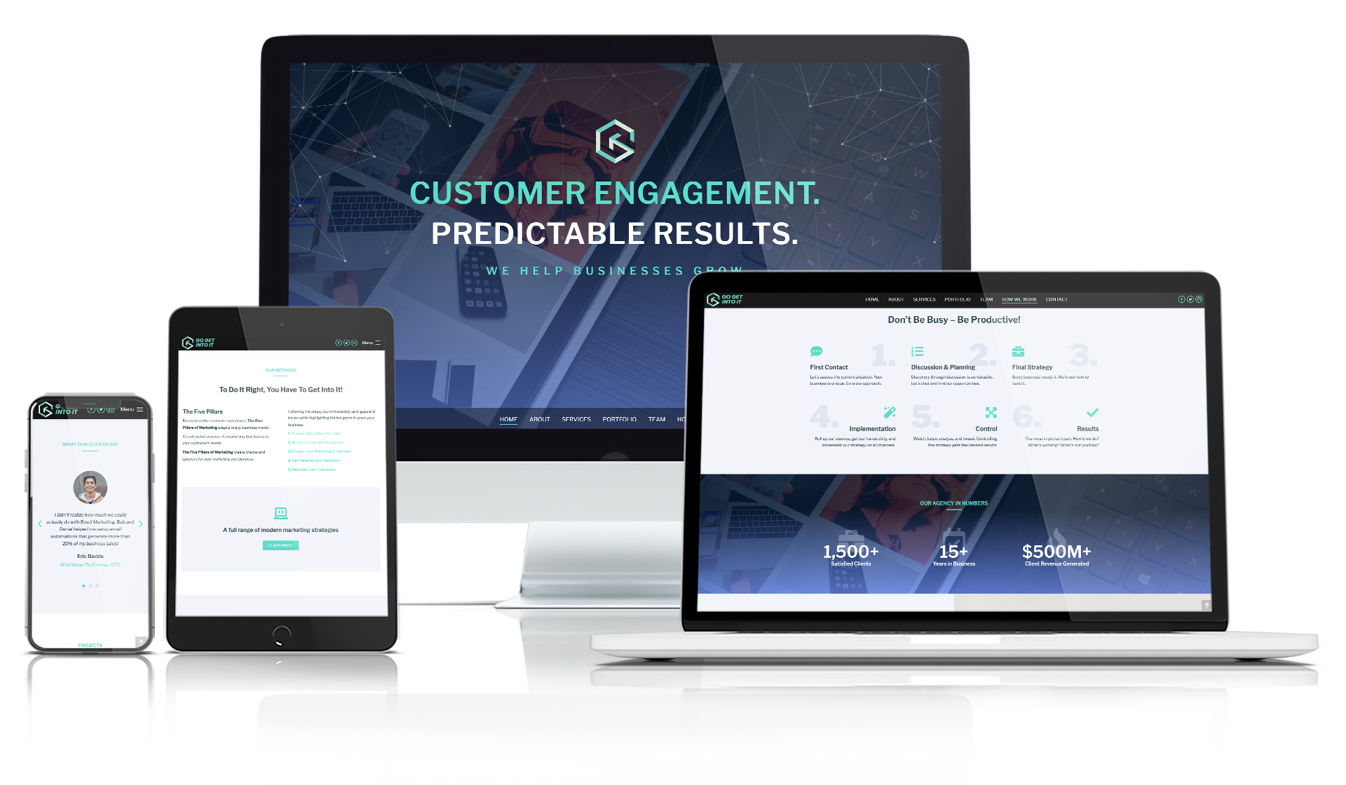 Go Get Into It Marketing Website