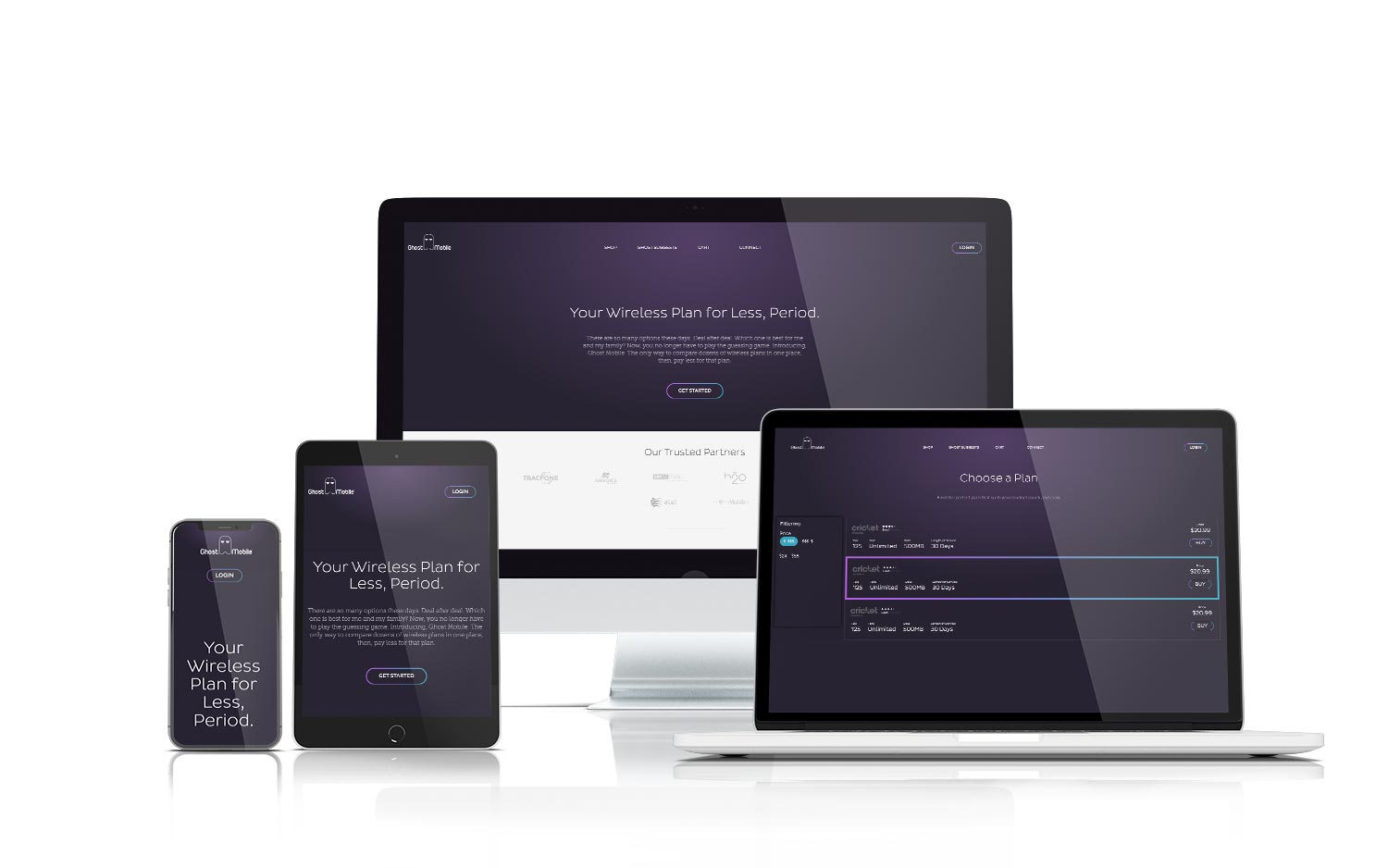 Ghost Mobile Website