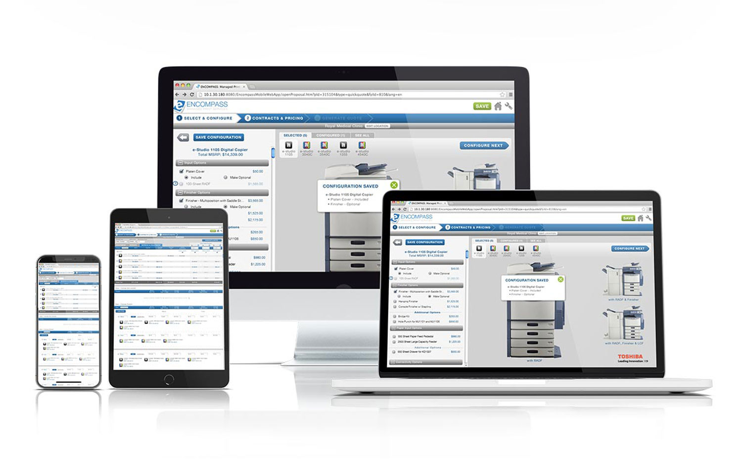 Toshiba Sales Web App