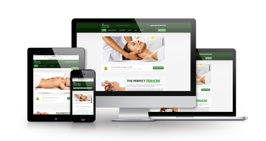 Rainwater Spa Website