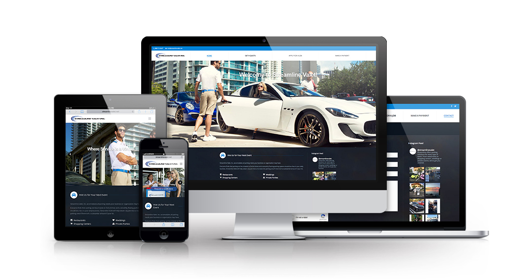 Streamline Valet Website