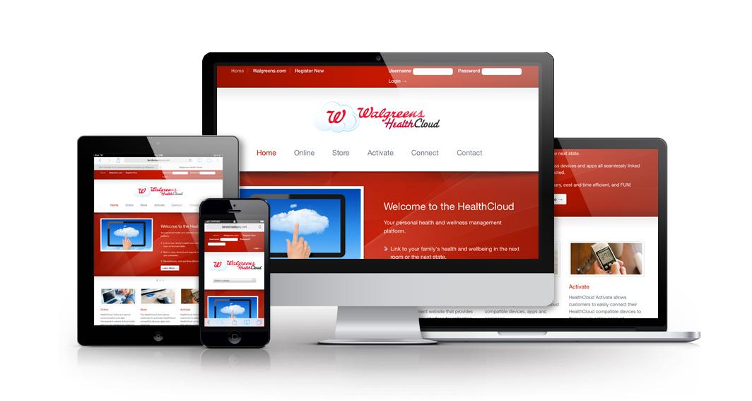 Walgreens HealthCloud Website
